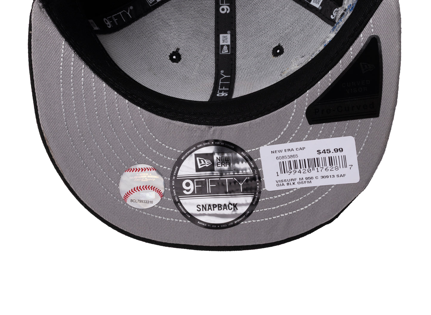 New Era 9Fifty San Francisco Giants Snapback Cap in Schwarz