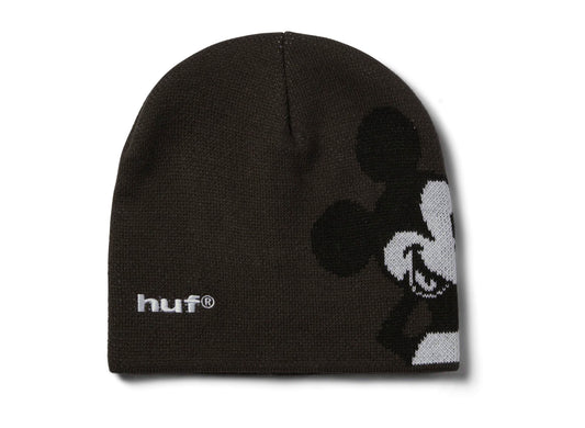 Gorro HUF x Mickey Skull en negro