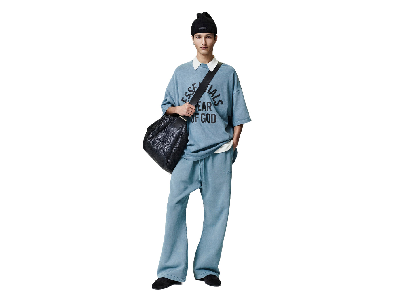 Fear of God Essentials Campus 90's Short Sleeve Tee 'Faded Coastal'