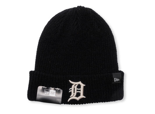 Gorro de punto New Era MLB Cashmere Negro Detroit Tigers