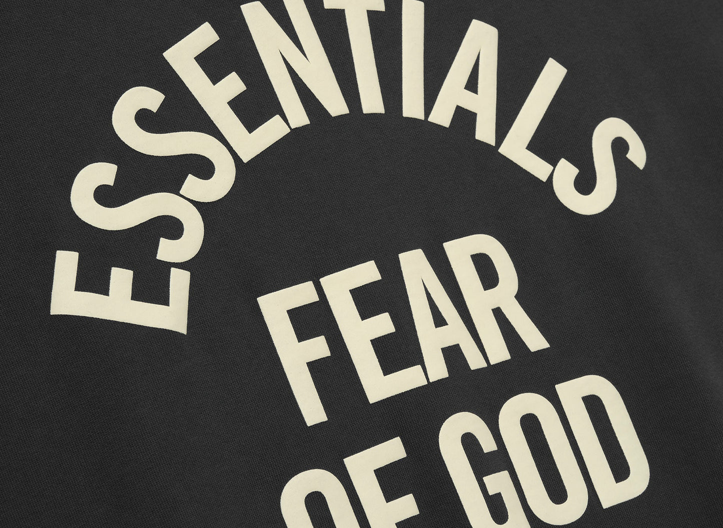 Fear of God Essentials Campus 90's Long Sleeve Tee 'Faded Black'