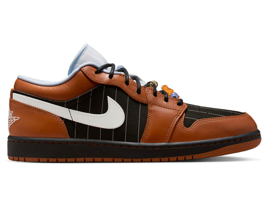 Air Jordan 1 Low SE en Negro / Vela