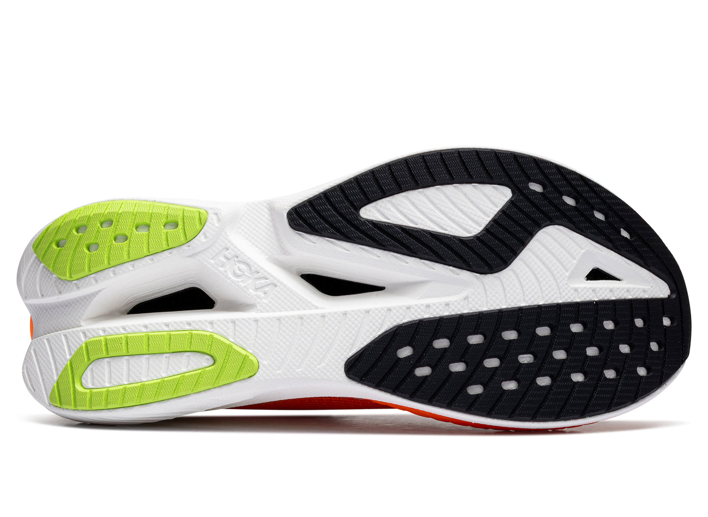 Hoka Mach X 3 „White / Neon Tangerine“