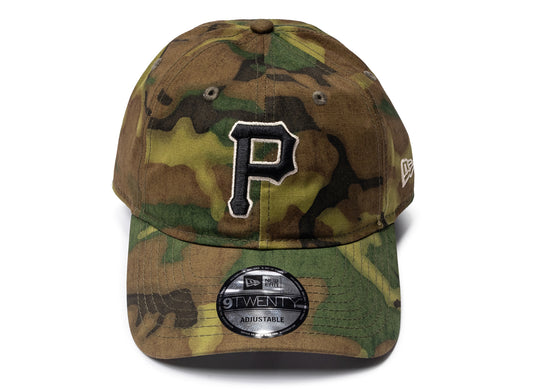 New Era Ripstop Camo 9Twenty Pittsburgh Pirates Strapback Cap