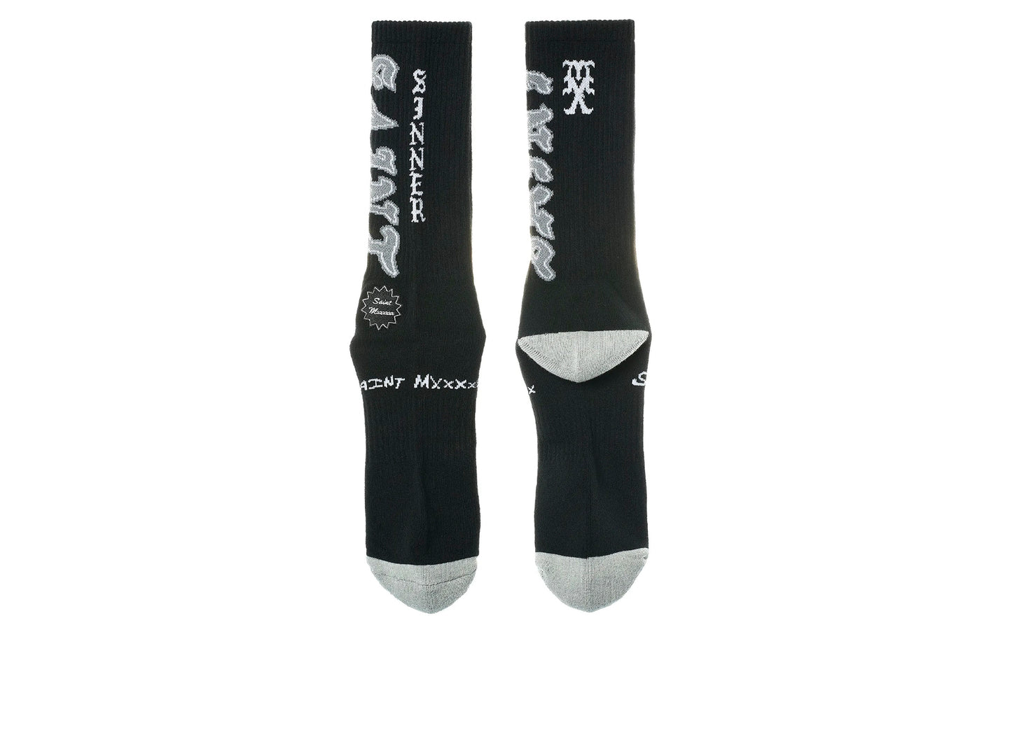 Calcetines Saint Michael 'Saint' en negro / gris