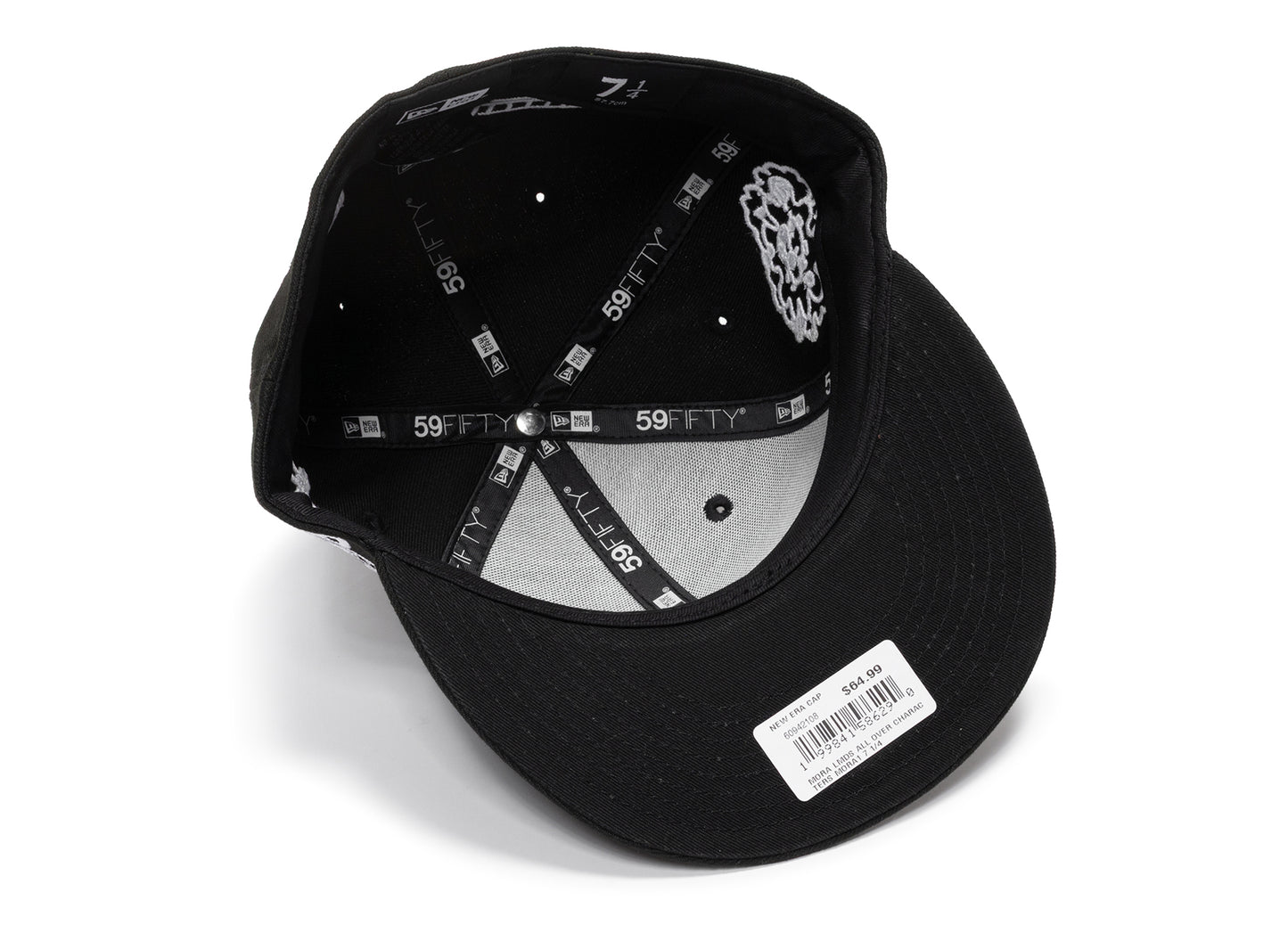 New Era Mora 59Fifty Fitted Cap in Schwarz und Weiß