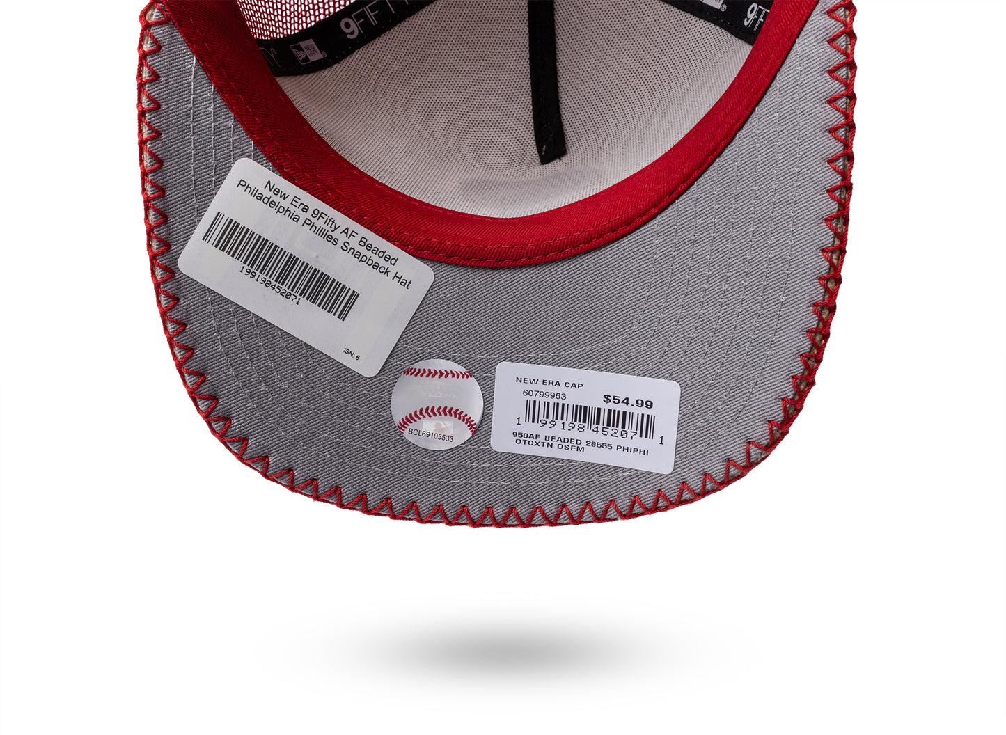 Gorra snapback New Era 9Fifty AF Beaded Philadelphia Phillies