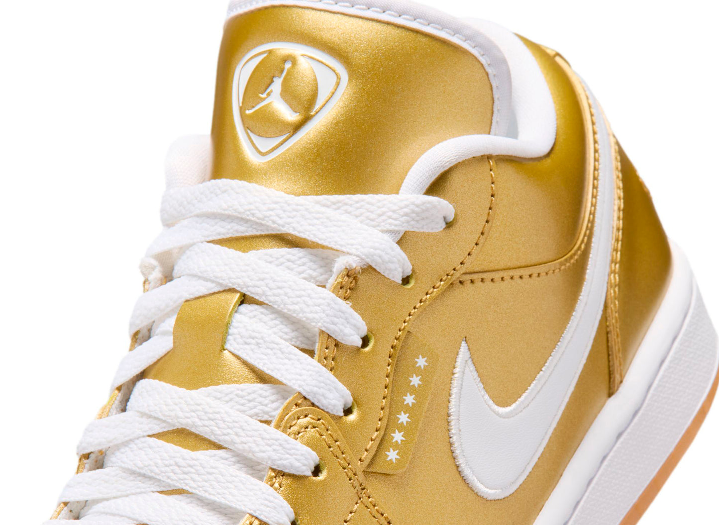 Damen Air Jordan 1 Low in Gold