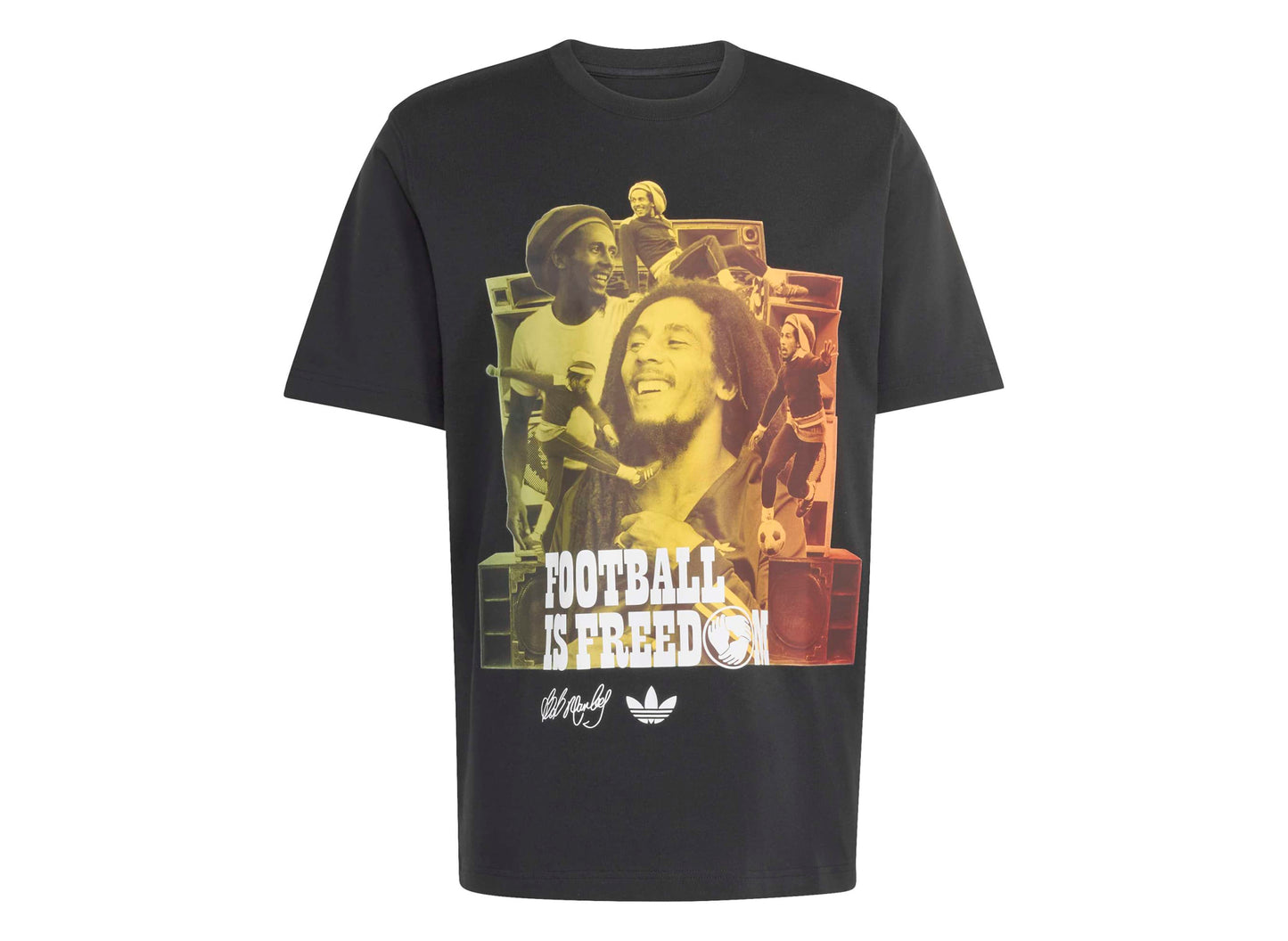 Adidas Bob Marley OG T-Shirt in Schwarz