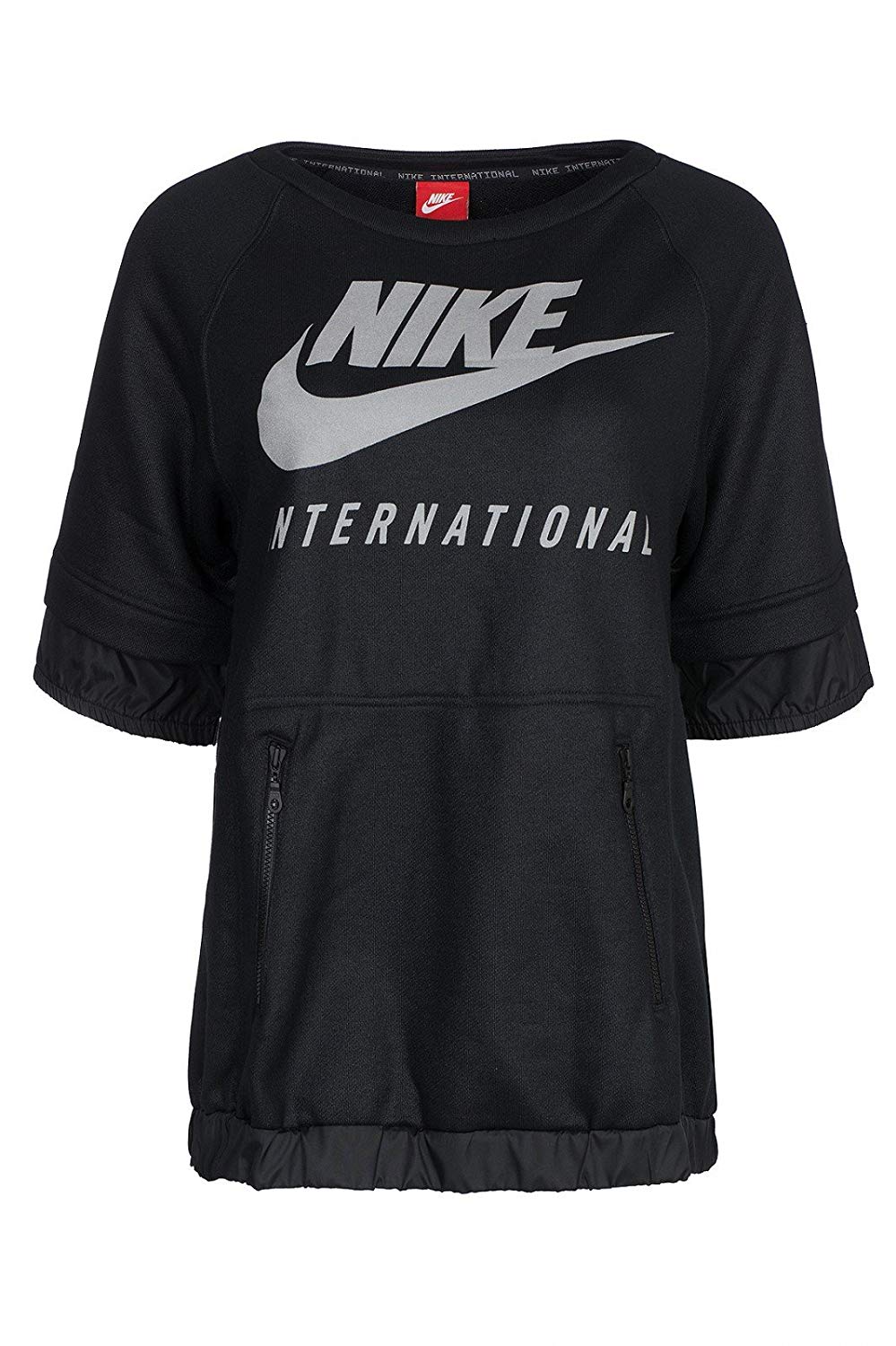 Nike Top de manga corta internacional para mujer