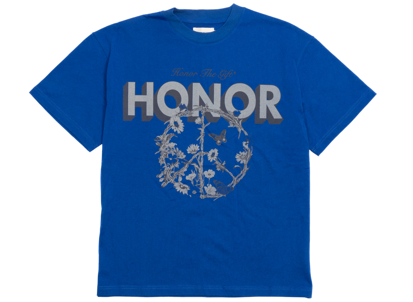 Camiseta Honor the Gift Honor Peace de manga corta en azul marino