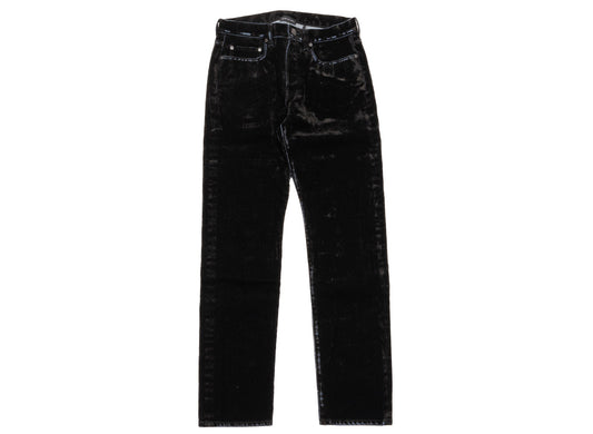 John Elliott The Daze Crush Flock Jeans en Negro