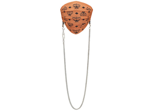 MCM Monogram Knit Face Mask