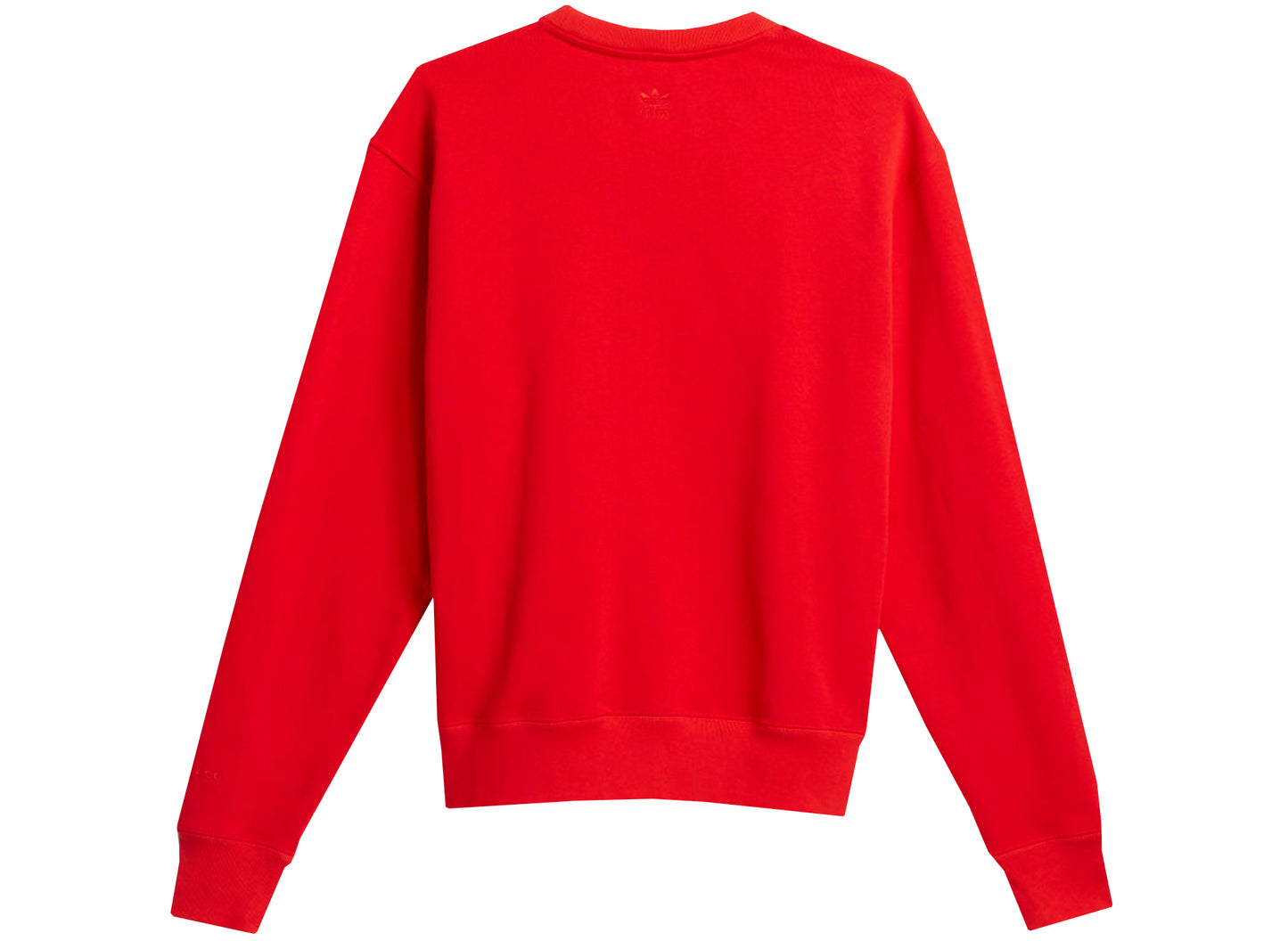 Sudadera con cuello redondo adidas Pharrell Williams Basics en rojo vivo