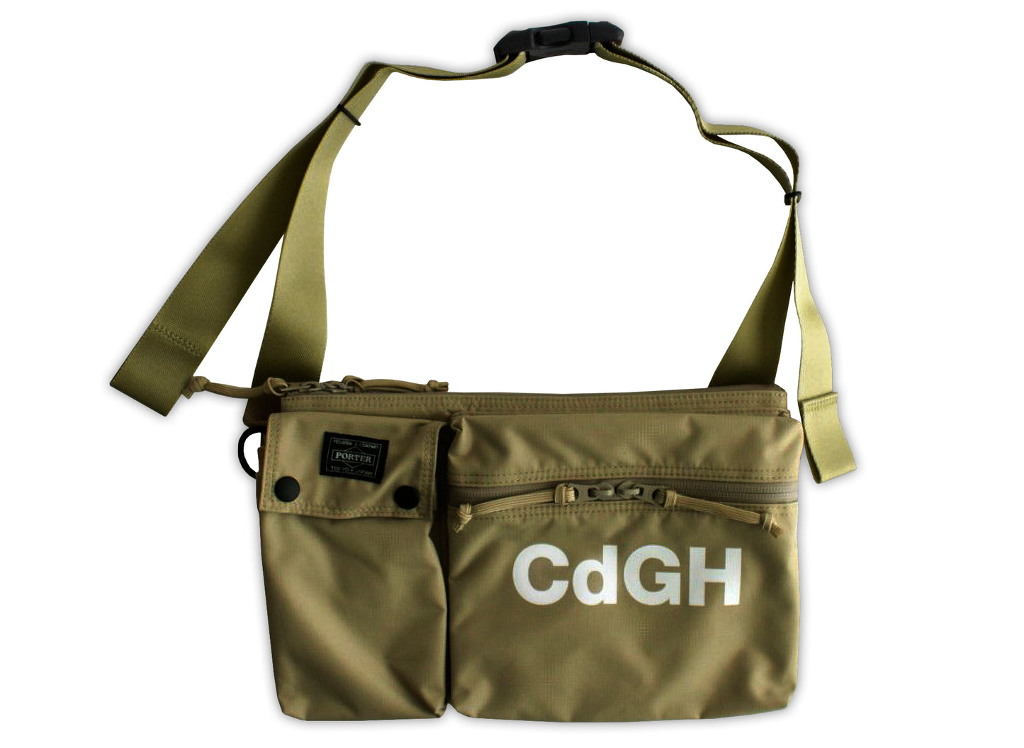 Bolso cruzado de nailon antidesgarro Comme des Garçons Homme x Porter