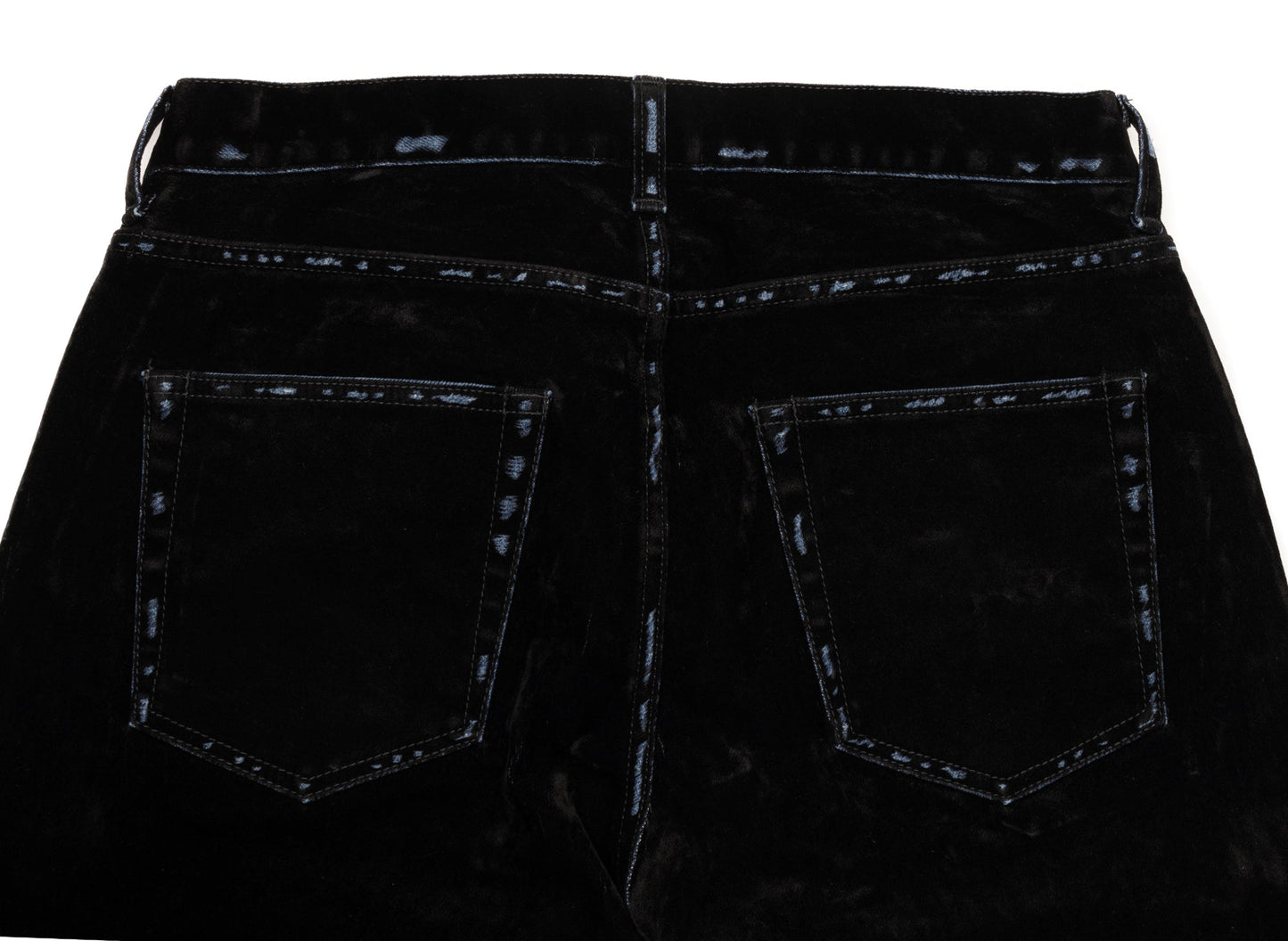 John Elliott The Daze Crush Flock Jeans in Schwarz