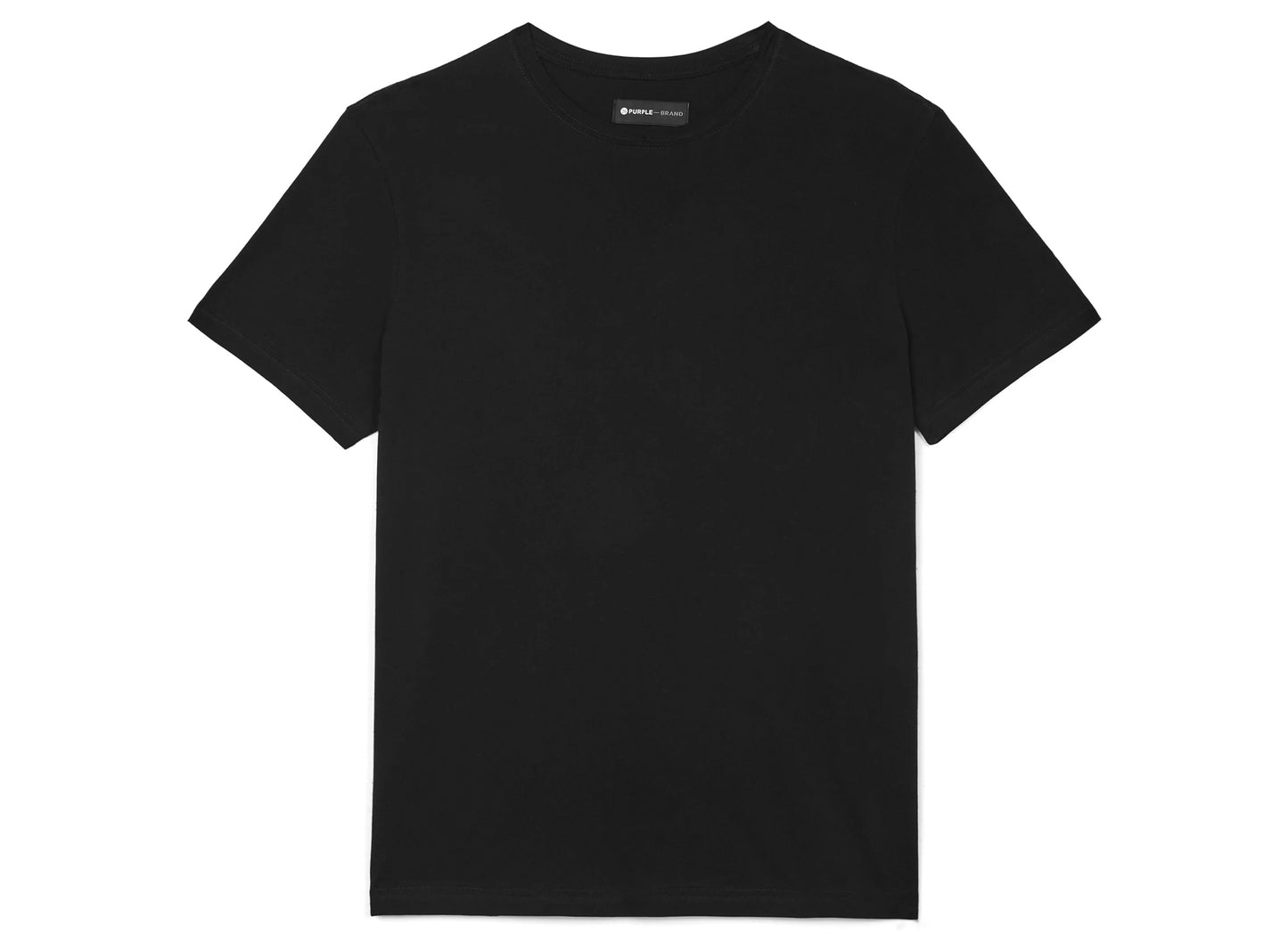 Lila Clean Jersey Kurzarm-T-Shirt 3er-Pack in Schwarz