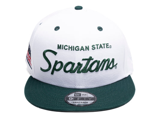 Gorra ajustable New Era de los Michigan State Spartans
