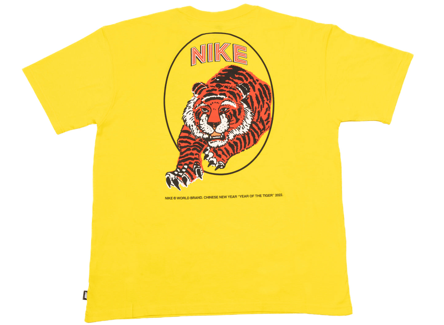 Camiseta Nike NRG Tiger en amarillo