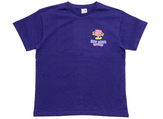 Camiseta estampada Sky High Farm Flatbush en morado