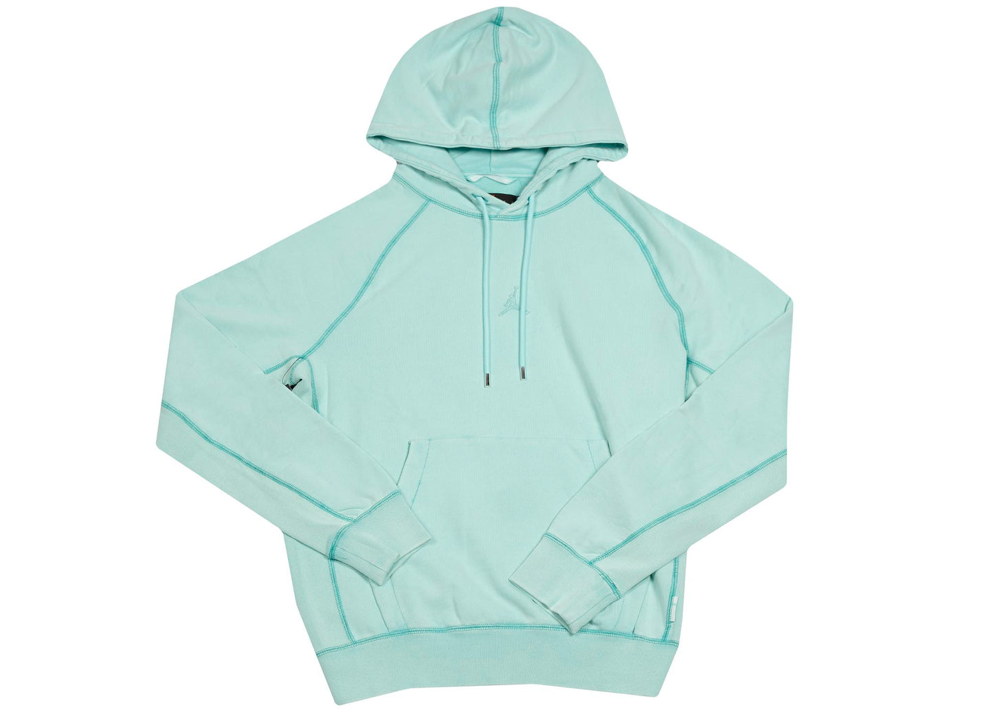 MJ Washed Wings Fleece Pullover Hoodie „Light Aqua“