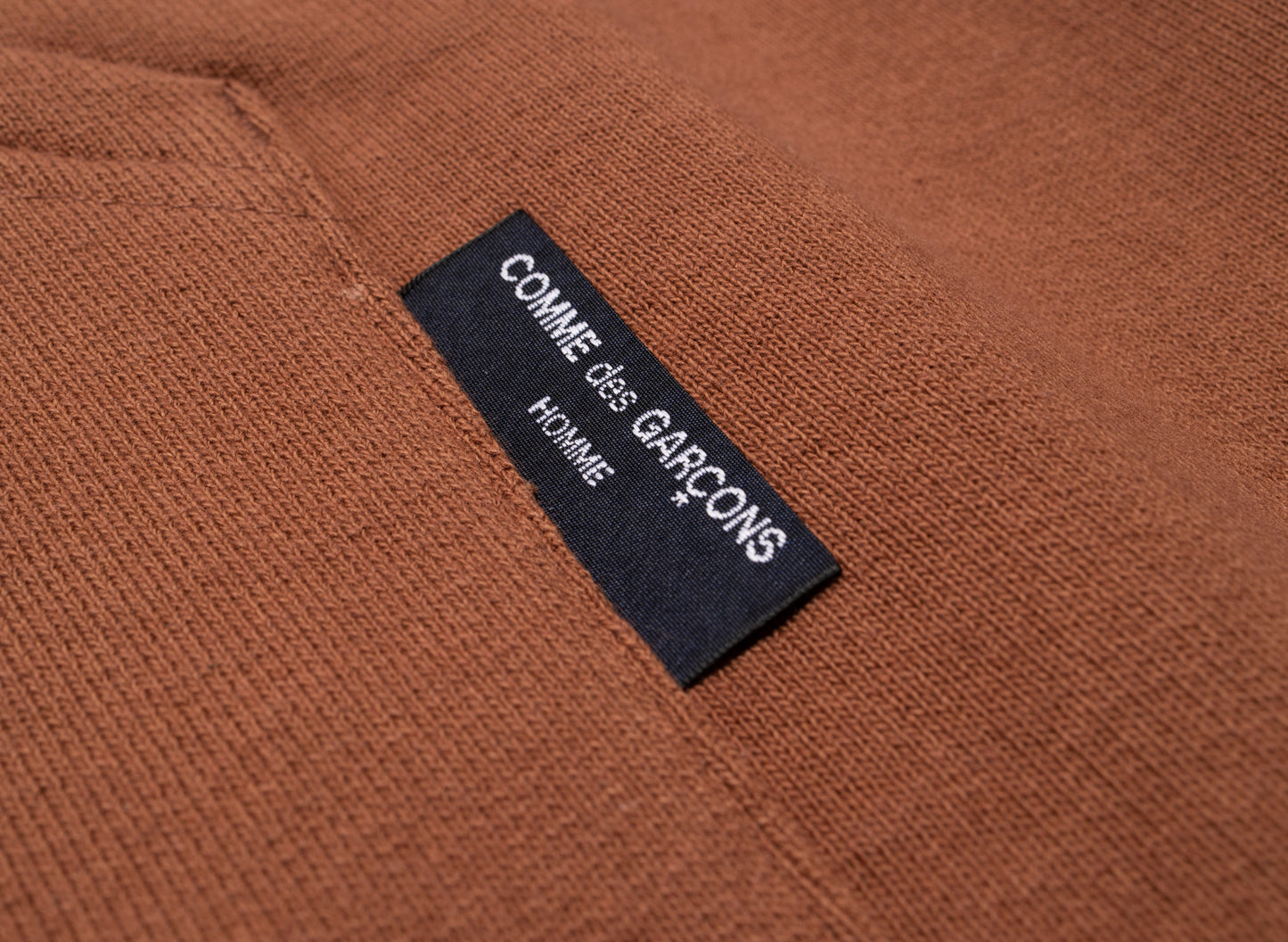 Sudadera con Capucha con Logo Comme des Garçons Homme en Marrón Carbón