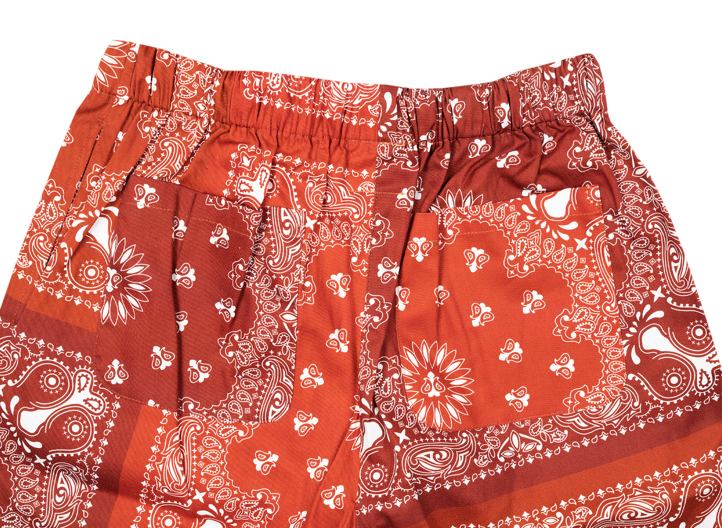 Fucking Rabbits Paisley Shorts in Rot