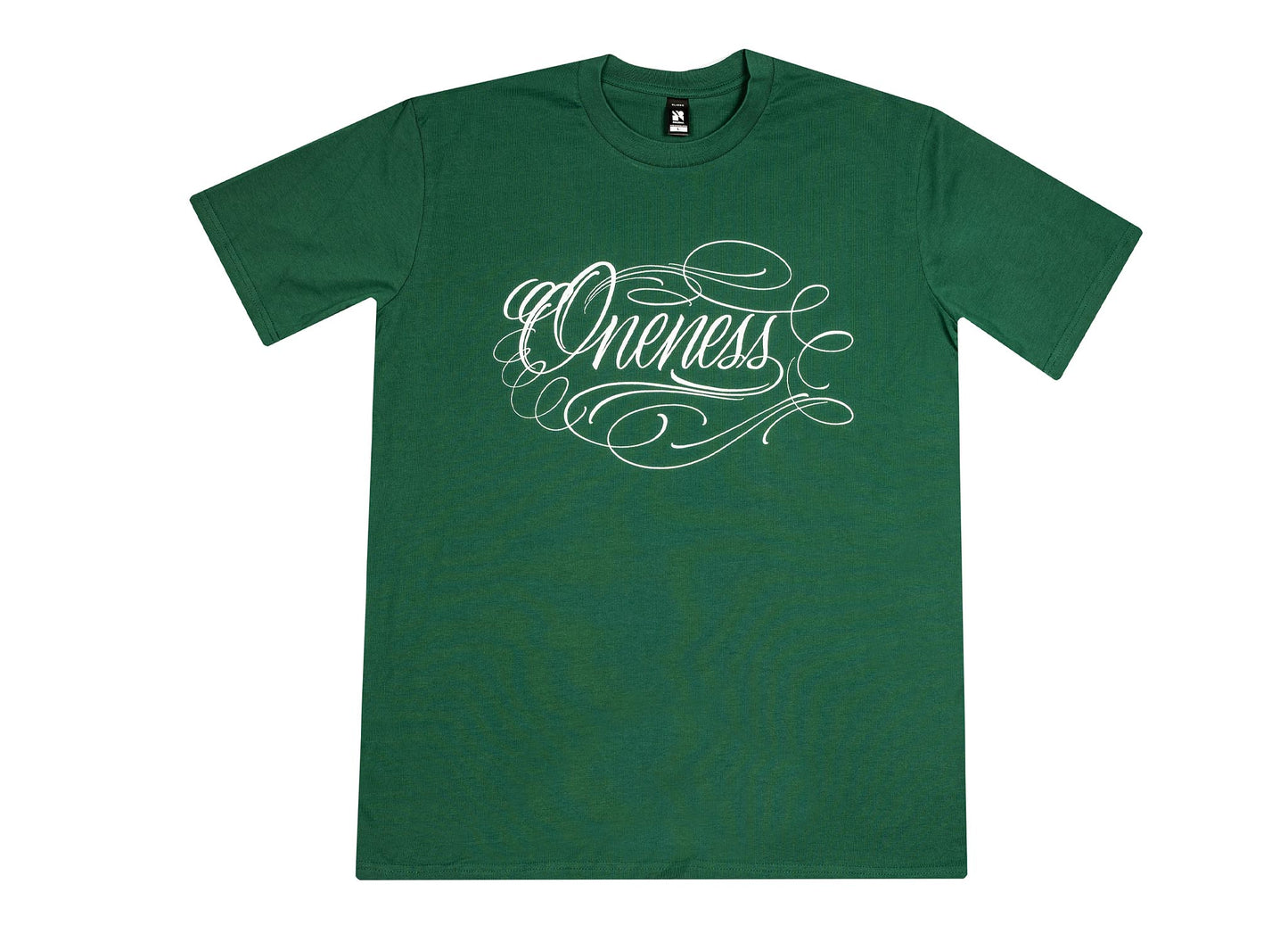 T-Shirt mit Oneness Script-Logo „Grün“