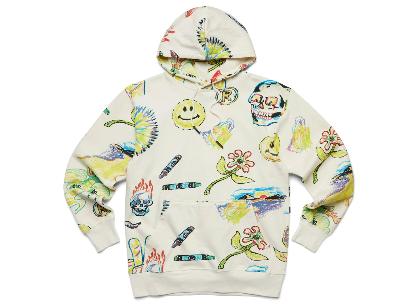Market Smiley Malbuch AOP Hoodie
