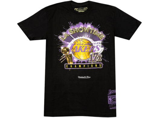 Mitchell & Ness NBA Showtime 17x Los Angeles Lakers T-Shirt
