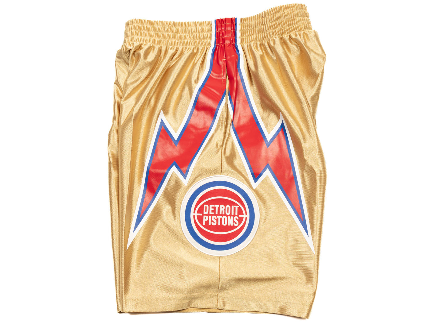 Pantalones cortos Mitchell & Ness NBA 75th Gold Swingman Pistons