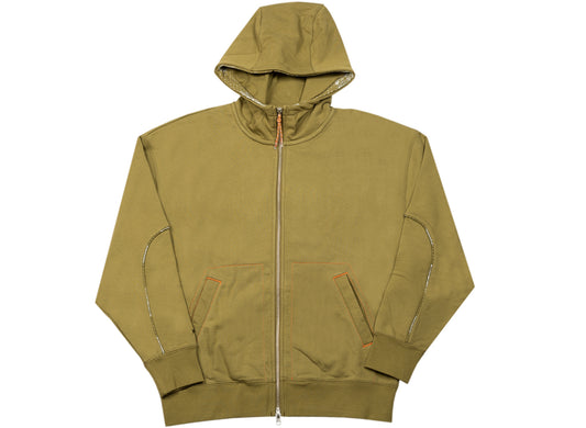 Converse x Paria Farzaneh Full Zip Hoodie in Oliv