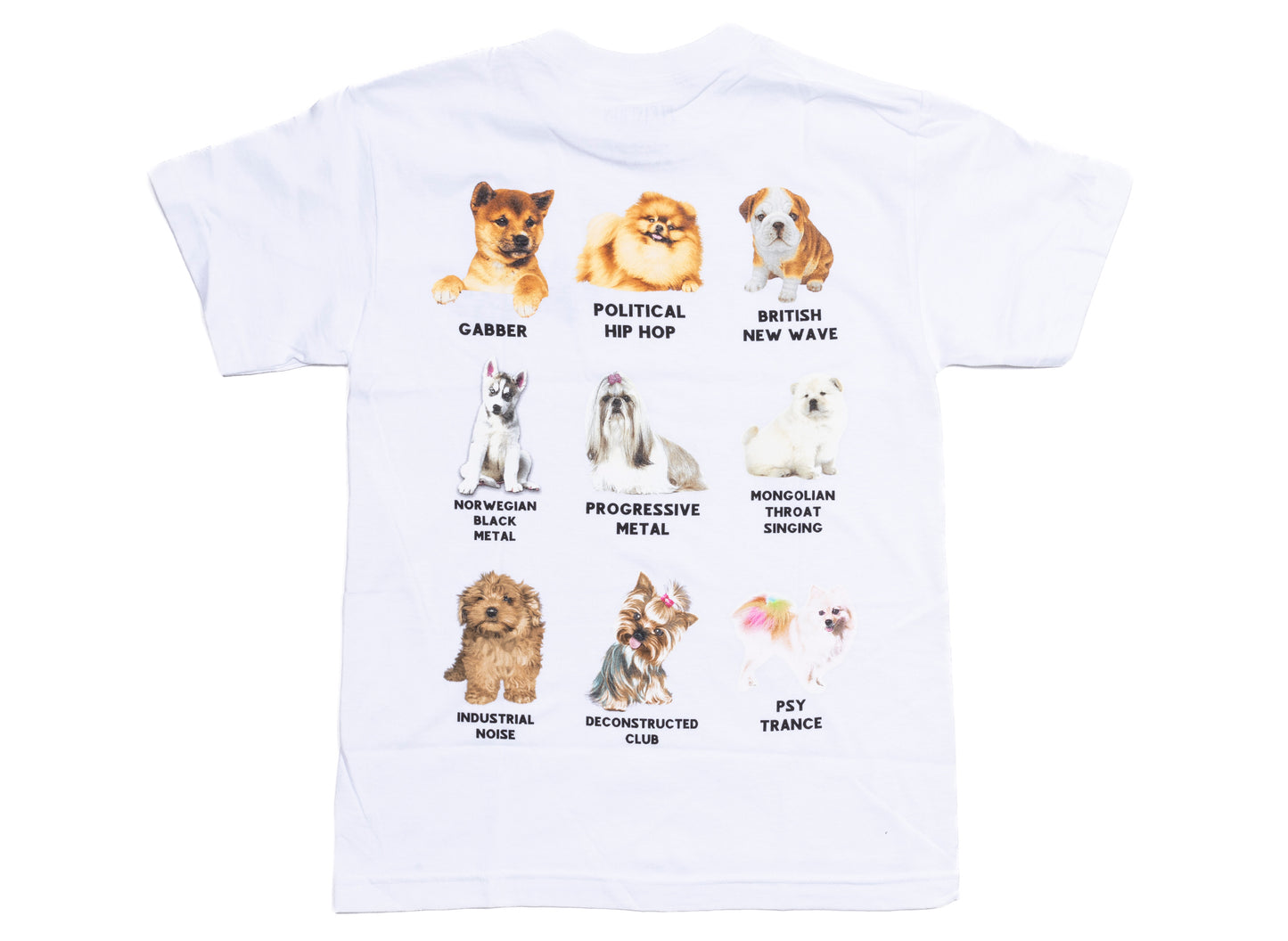Camiseta Pleasures Puppies en blanco
