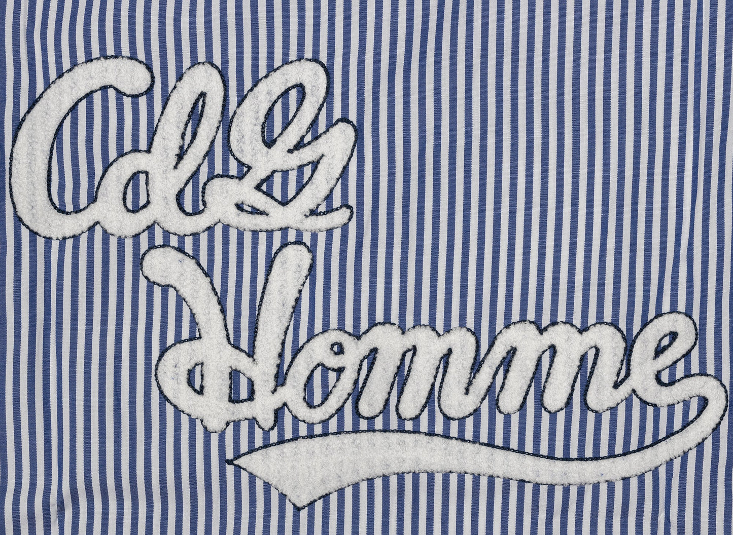 Camisa abotonada de chenilla Comme des Garçons HOMME