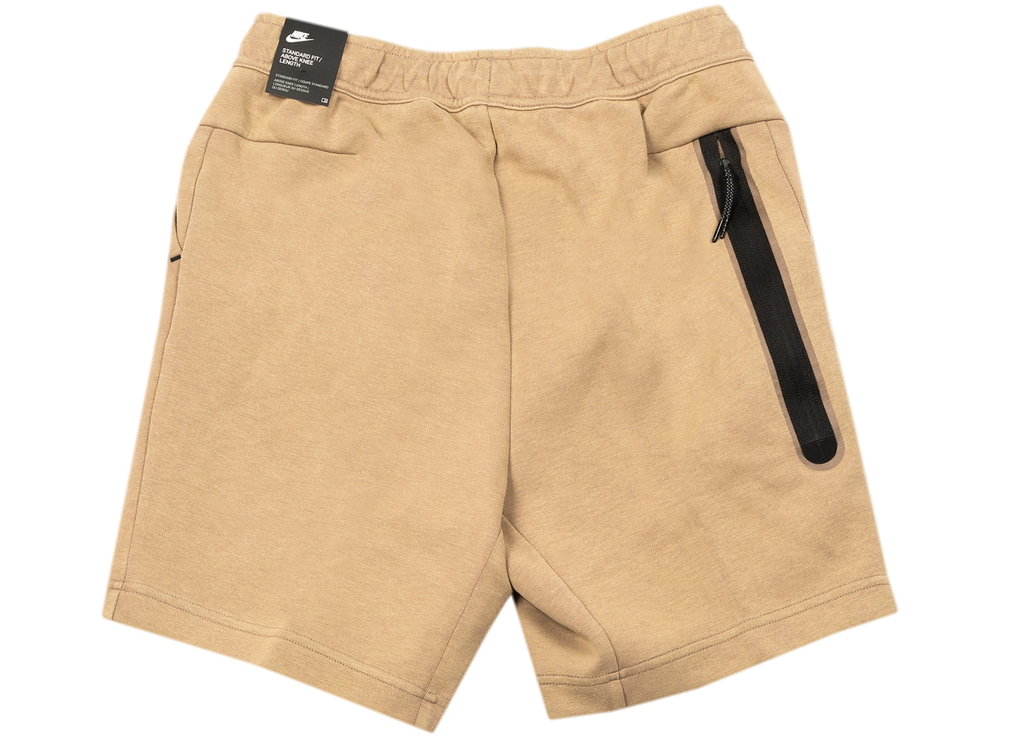 Pantalones cortos Nike Sportswear Tech Fleece Washed en color Taupe Haze