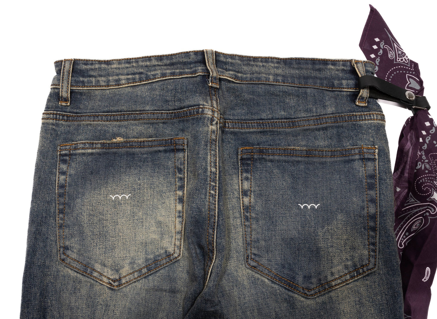 BLUECARATS The McQueen 5-Pocket Slim Fit Jeans