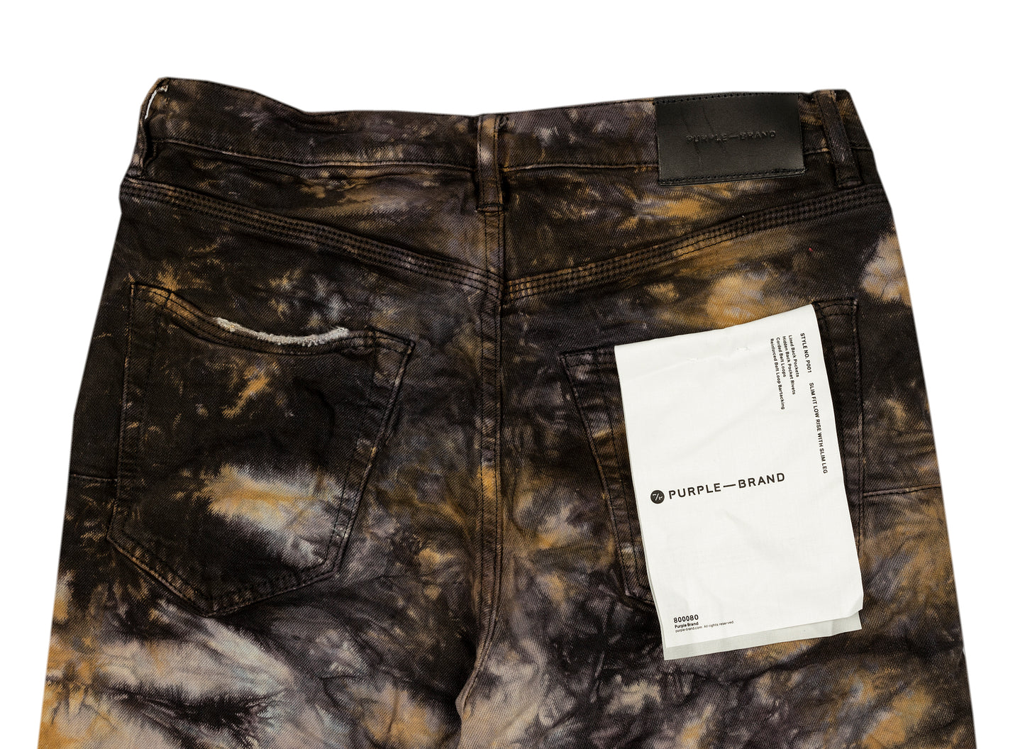 Purple Brand Clay Tie Dye