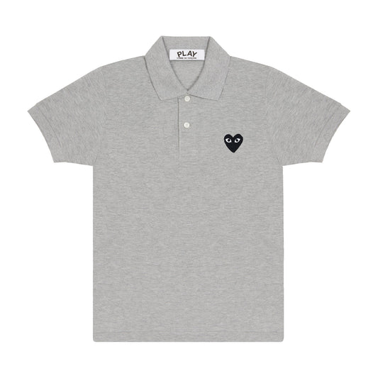 Comme des Garçons Play Poloshirt mit Knopfleiste