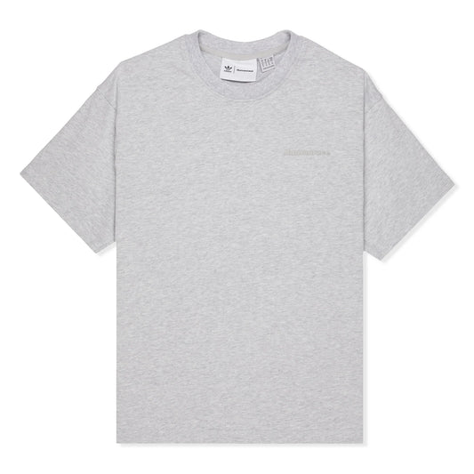 Adidas Pharrell Williams Basics Tee in Light Grey Heather
