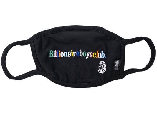 BBC Letters Face Mask in Black