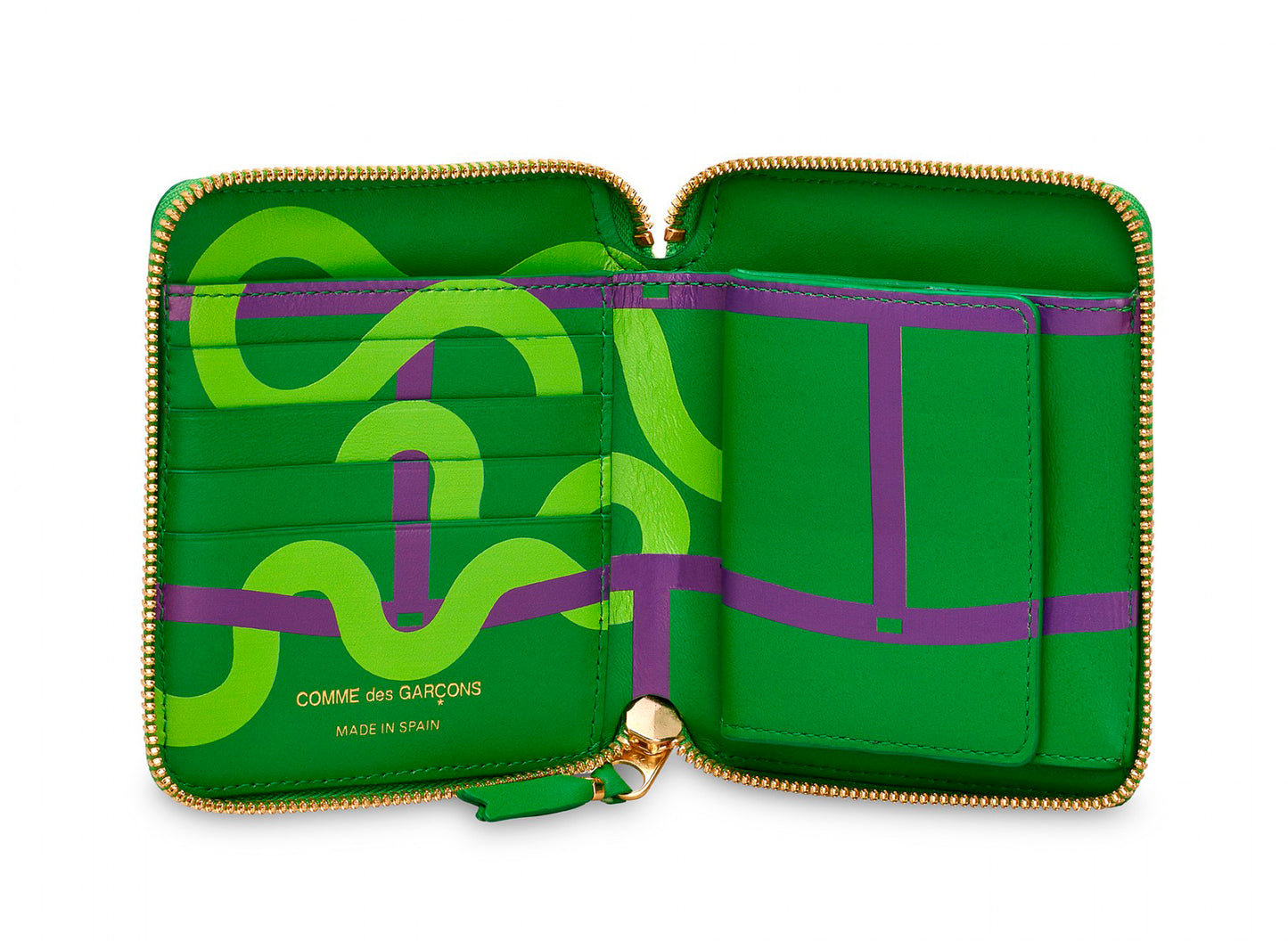 Comme des Garçons Ruby Eyes Wallet in Green