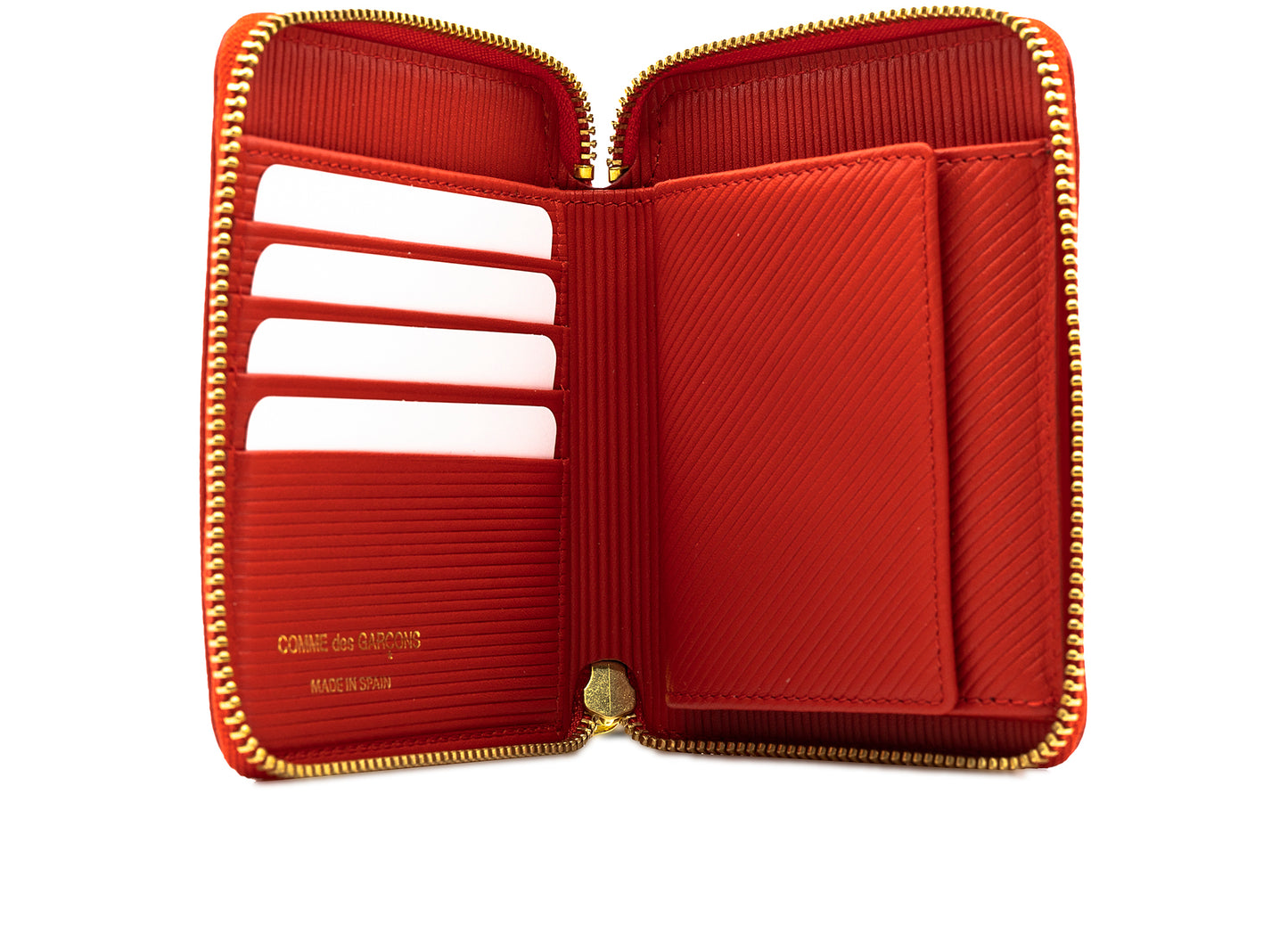 Comme des Garçons SA2100 Intersection Lines Wallet in Red