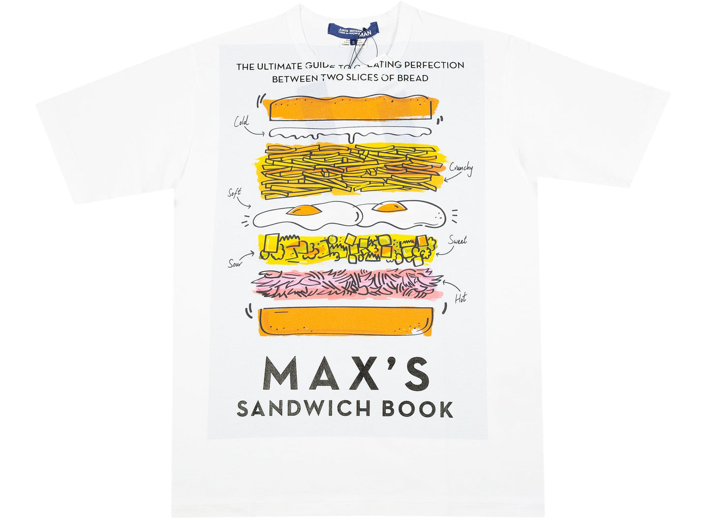 Comme des Garçons x Junya Watanabe T-Shirt in White / Grey / Black