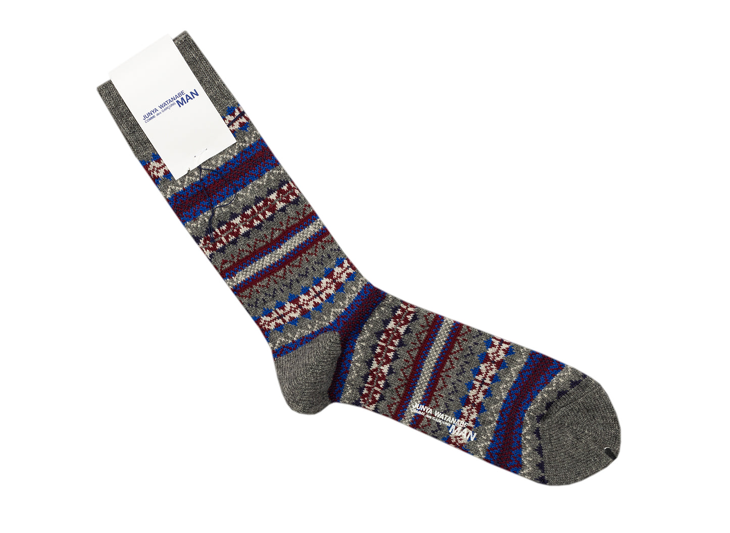Comme des Garçons x Junya Watanabe Wool Socks in Maroon