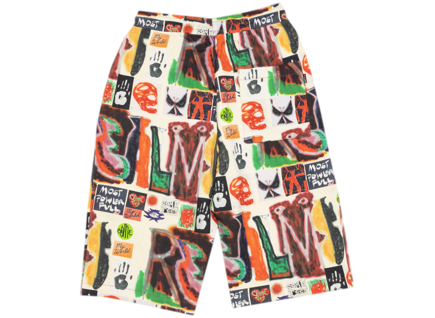 Converse x Come Tees Realms and Realities Shorts in Bone