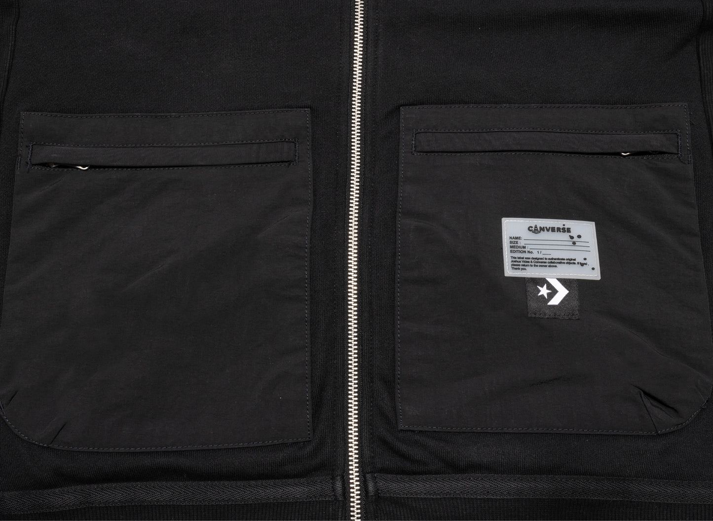 Converse x Joshua Vides Utility Full Zip in Black