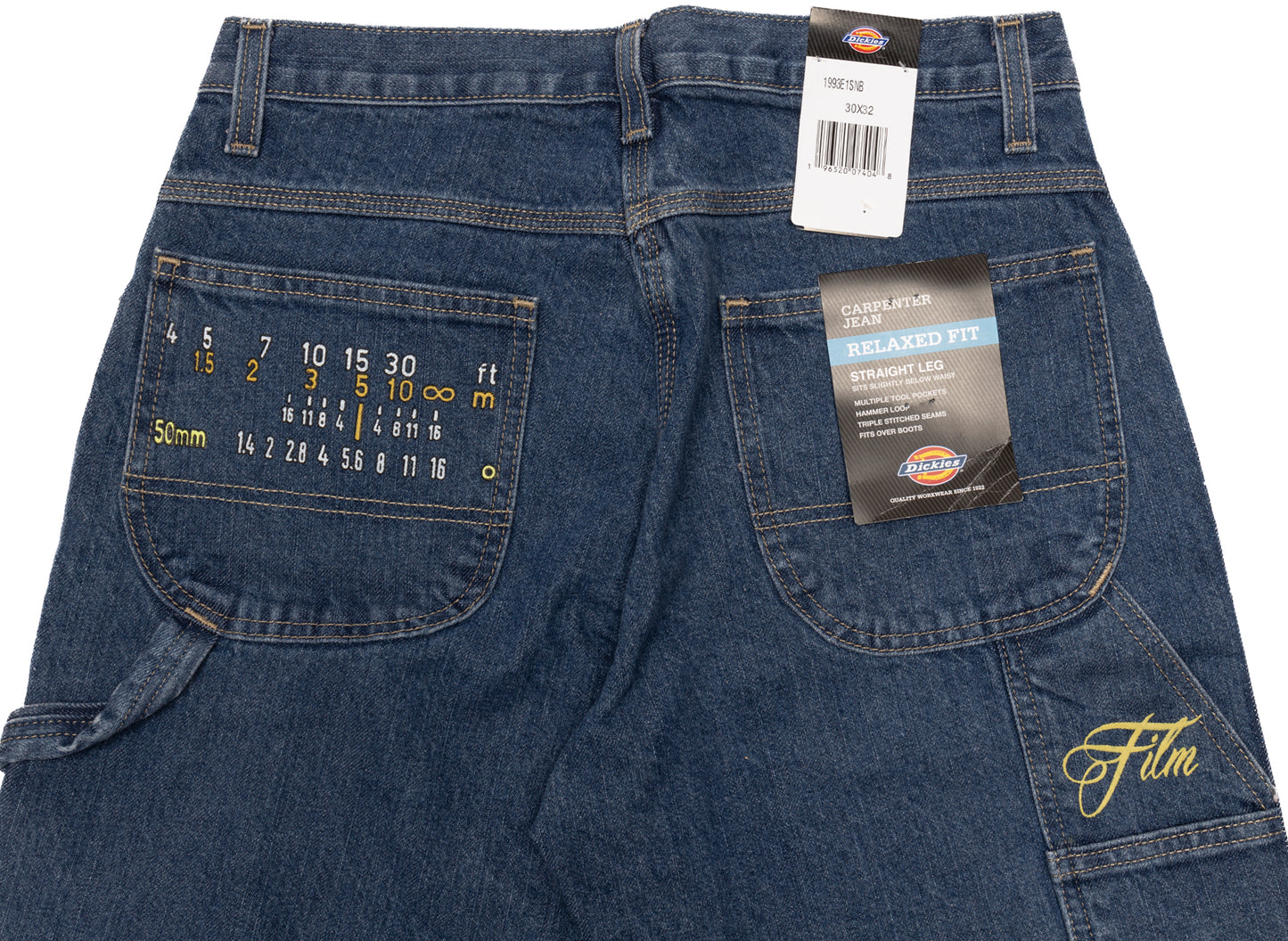 Dickies x Estevan Oriol Relaxed Denim Utility Jeans in Black - view 2