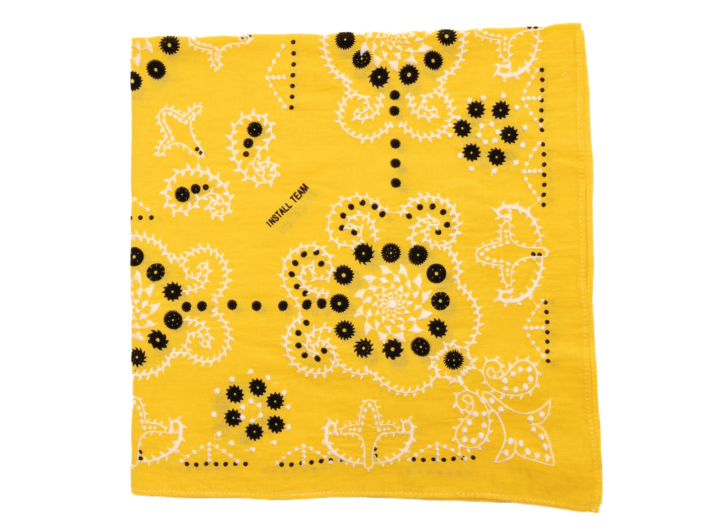 Dickies x New York Sunshine Woven Print Bandana in Yellow / Black