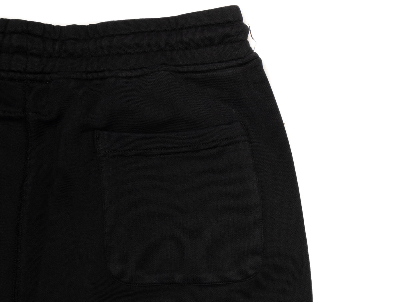 Emotionally Unavailable Heart Logo Sweatpants in Black - view 2