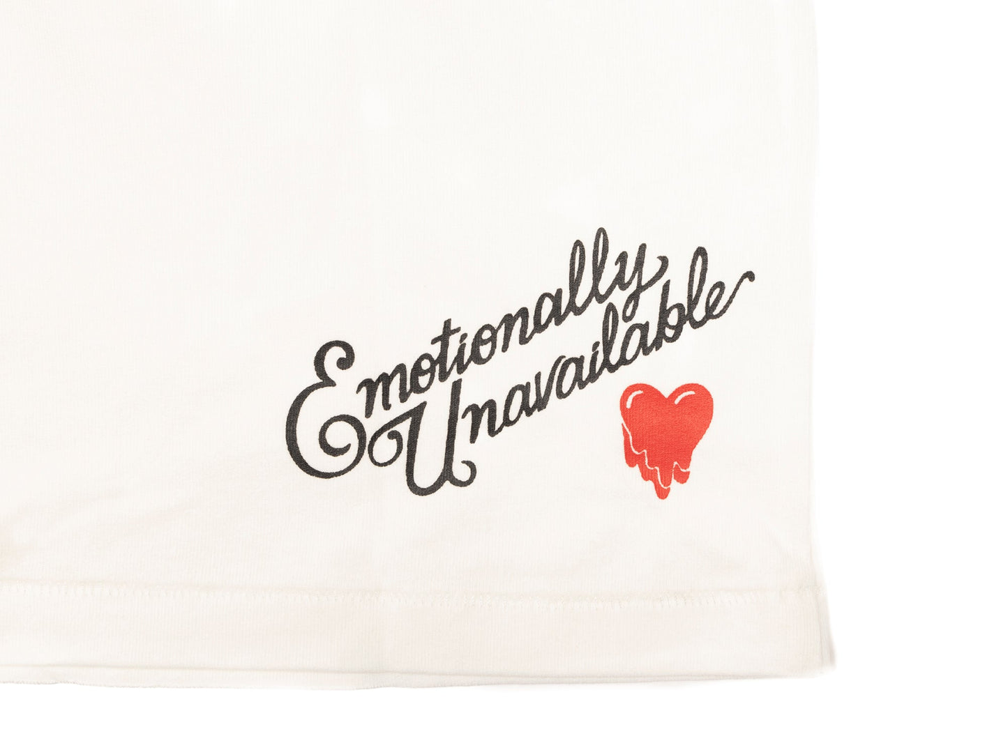 Emotionally Unavailable x Tom Wesselmann Smoking Lips Tee in White - view 2